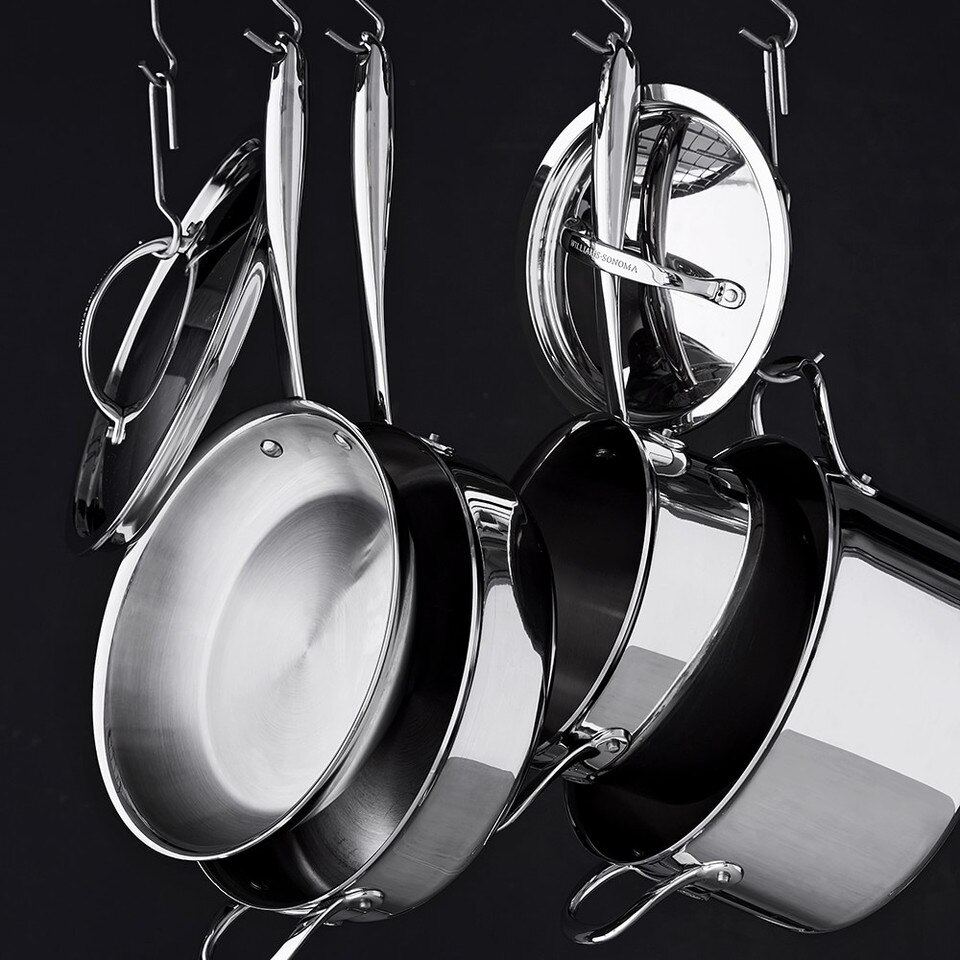 Williams Sonoma Thermo-Clad„¢ Stainless-Steel 10-Piece Cookware Set